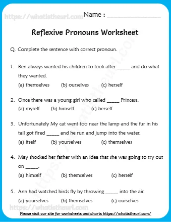 Q Complete The Sentence With Correct Pronoun