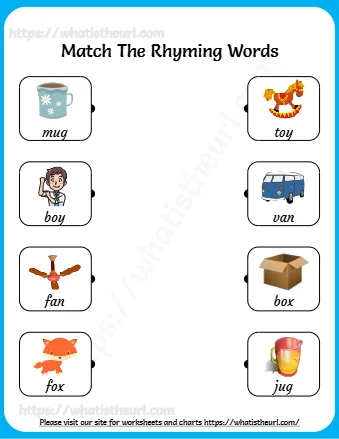 Match The Rhyming Words