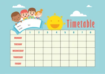 School Time Table | Design 2