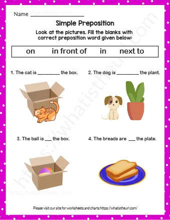 Correct Preposition Word Given Below
