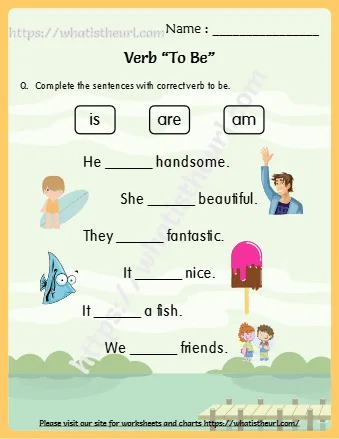 Q Complete The Sentences With Correct Verb To Be
