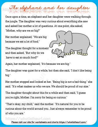 Once Upon A Time An Elephant And Her Daughter Were Walking Through
