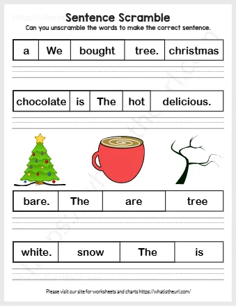 Can You Unscramble The Words To Make The Correct Sentence