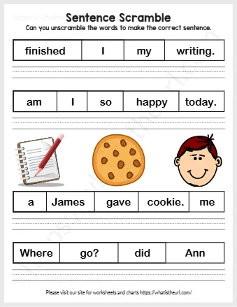 Can You Unscramble The Words To Make The Correct Sentence