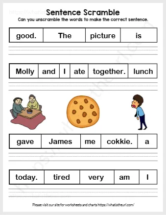 Can You Unscramble The Words To Make The Correct Sentence
