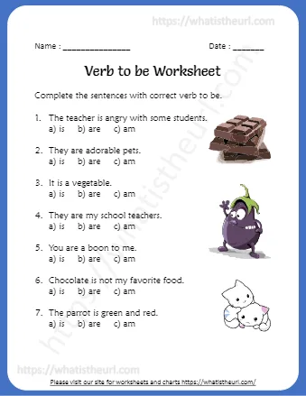 Verb to be exercises for beginners – with answer key