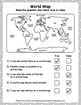 I Can See Antarctica On A World Map