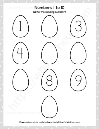 Numbers 1 To 10