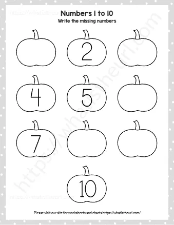 Numbers 1 To 10