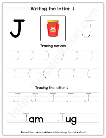 Writing The Letter J