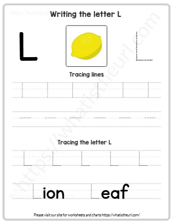 Writing The Letter L