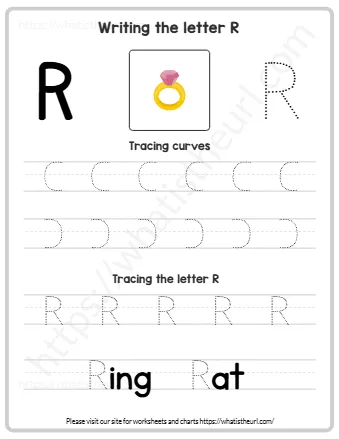 Writing The Letter R