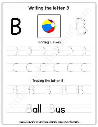 Writing The Letter B