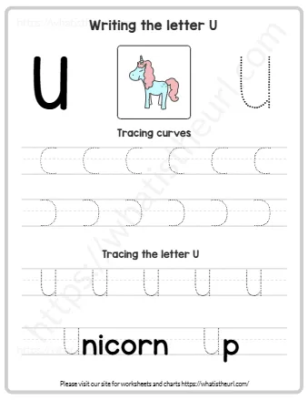 Writing The Letter U