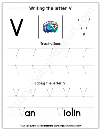 Writing The Letter V