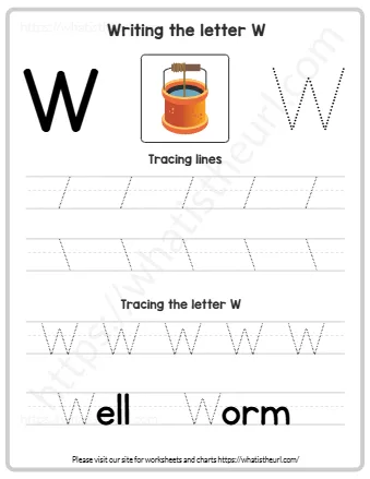 Writing The Letter W