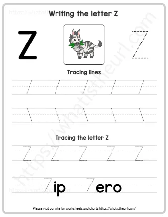 Writing The Letter Z