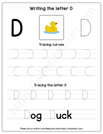 Writing The Letter D