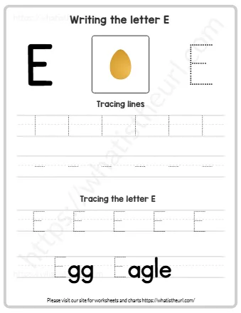 Writing The Letter E