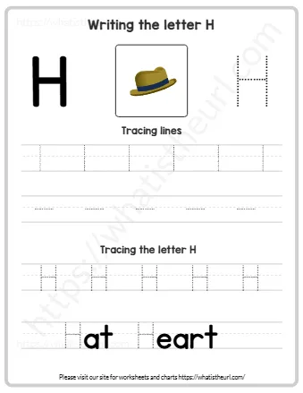 Writing The Letter H